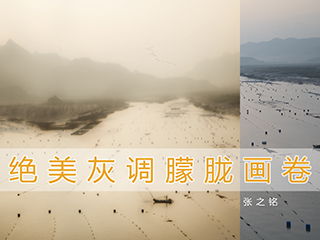 绝美灰调朦胧画卷